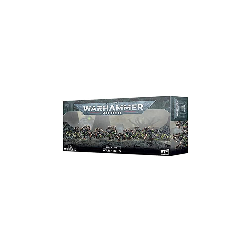 Games Workshop Warhammer 40K - Necron Warriors - Tabletop Miniatures Wargame Black