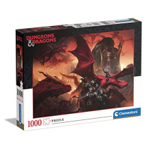 39733 Dungeons & Dragons 1000 Pieces, Jigsaw Puzzle for Adults-Made in Italy