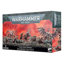 Warhammer 40,000 - Chaos Space Marines: Accursed Cultists - Tabletop Miniatures Wargame
