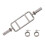 86 CM Olympic Tricep Bar with Ring Collars - OB-34,grey 2