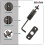 5907465912396 Bolt Latch, Black, 400 mm 3