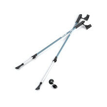 Walking Poles Aluminum - Trekking Poles with Adjustable Length 105-140 cm - Hiking Poles with Rubber Handles - Hiking Stick with Adjustable Wrist