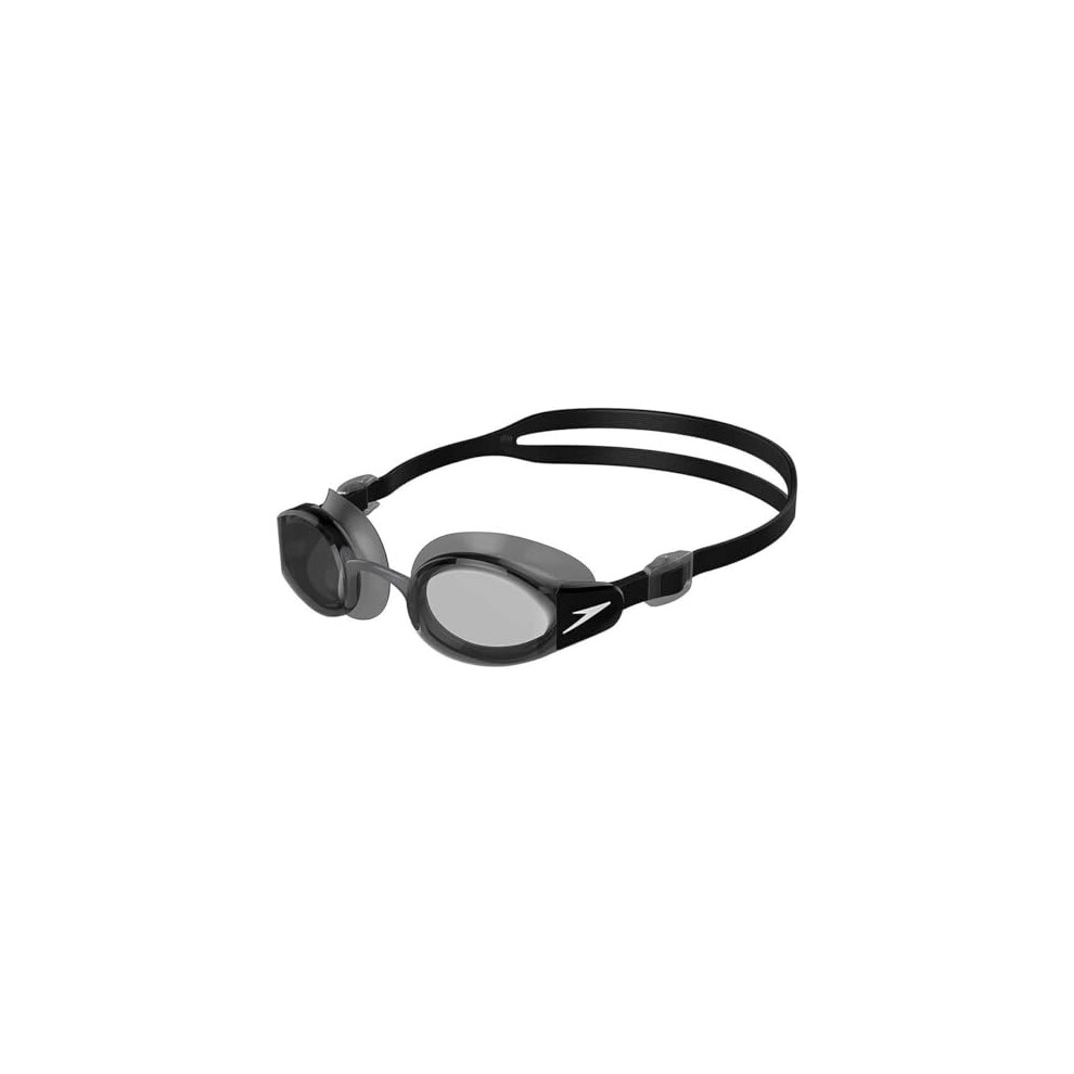 Speedo Unisex Adult Mariner Pro Swimming Goggles, Black/Translucent/White/Smoke, One Size