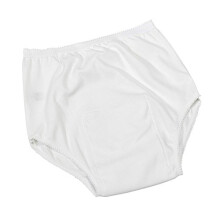 P&S Healthcare White Ladies Pouch Incontinence Brief , X-Large , 100 Percent Cotton Briefs , Incontinence Pants Undergarments for Elderly ,