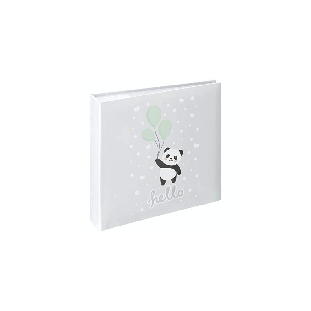 "Hello Panda" Memo Album, 100 White Pages (50 Sheets), fits 200 Photos in 10x15cm Format, Panda, 00002661