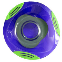 - Baby Toddler Deep Suction Base Plate (Purple/Green)