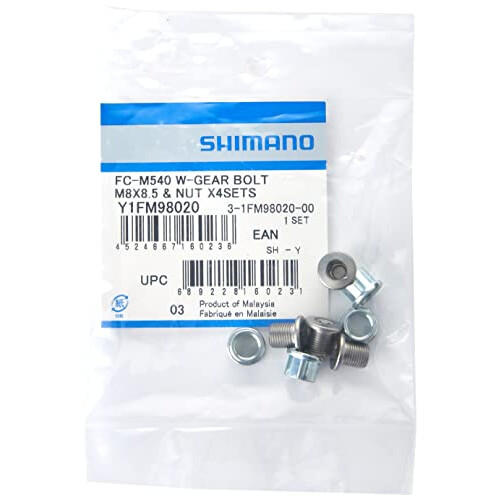 Shimano SPARE PART FCM540 Outer C/Ring bolts PK4 2