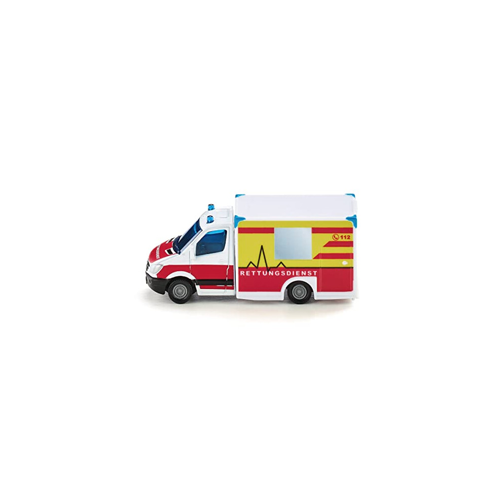 1536, Ambulance, Metal/Plastic, Red/Yellow/White, Versatile, Toy vehicle for children