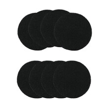 QWORK 8 Packs Compost Bin Filters Round, Activated Charcoal Filters, Fits ALL Compost Bins up to 17cm