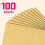 100 Sheets, Brown Kraft Paper A4 Sheets, 100gsm 9