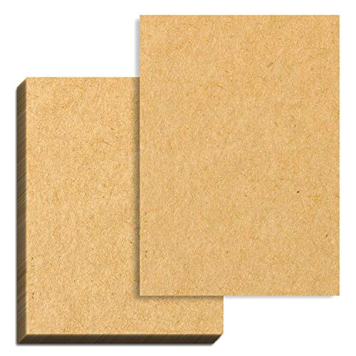 100 Sheets, Brown Kraft Paper A4 Sheets, 100gsm