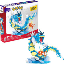 MEGA Pokemon Actiefiguur Bouwset voor Kinderen, Magikarp Ontwikkelingsset met 411 Onderdelen