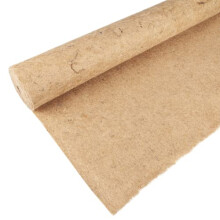 Jute-Fleece Mulch Mat, Weed Control Mat, Plant Protection Mat, Garden Fleece, Water-Permeable, Sustainable, 300 g/m², 0.75 x 4 m, 07571