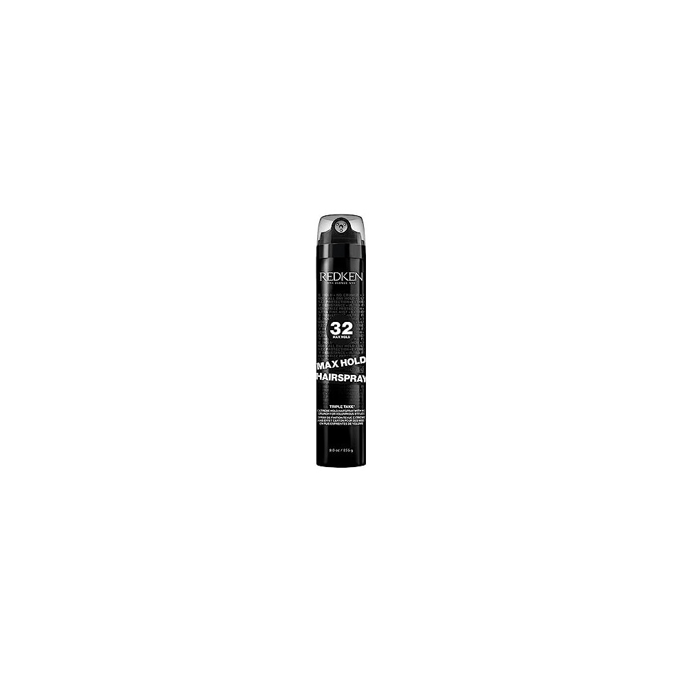 New Redken Hair Spray For All Hair Types, Strong Hold, 24H Anti-Moisture, With Vitamin C & E, Anti Frizz, Strong Hold Hair Spray, 1 X 400 Ml
