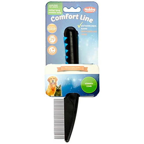 Comfortline Detangling Comb with Rotating Tines Medium 29 Teeth 1