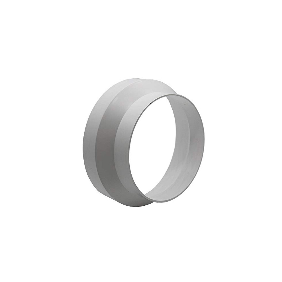 Ducting Reducer 150Mm To 125Mm - 6 To 5 Inch Duct Pipe Reduction Connector For Extract Fans And Ventilation Units 5060272542139