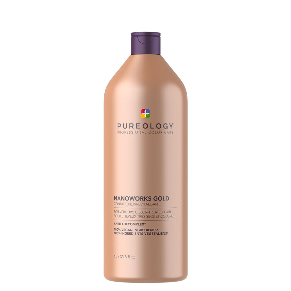 Nanoworks Gold, Conditioner, For Dull, Dry, Colour-Treated Hair, Restores And Strengthens Hair, Vegan Formulas, Sulphate Free for a Gentle Cleanse