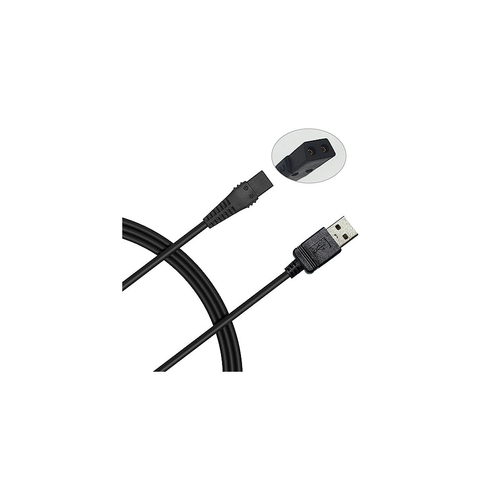 Charger Cable Compatible with Wahl Trimmer Aqua Blade Beard Clipper Razor 9899-100/9899-804 Replacement USB Shaver Power Cord