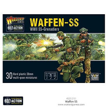 Waffen-SS - Miniaturas de plstico em escala de 28 mm para Bolt Action da Warlord Games - Miniaturas altamente detalhadas da 2 Guerra Mundial pa