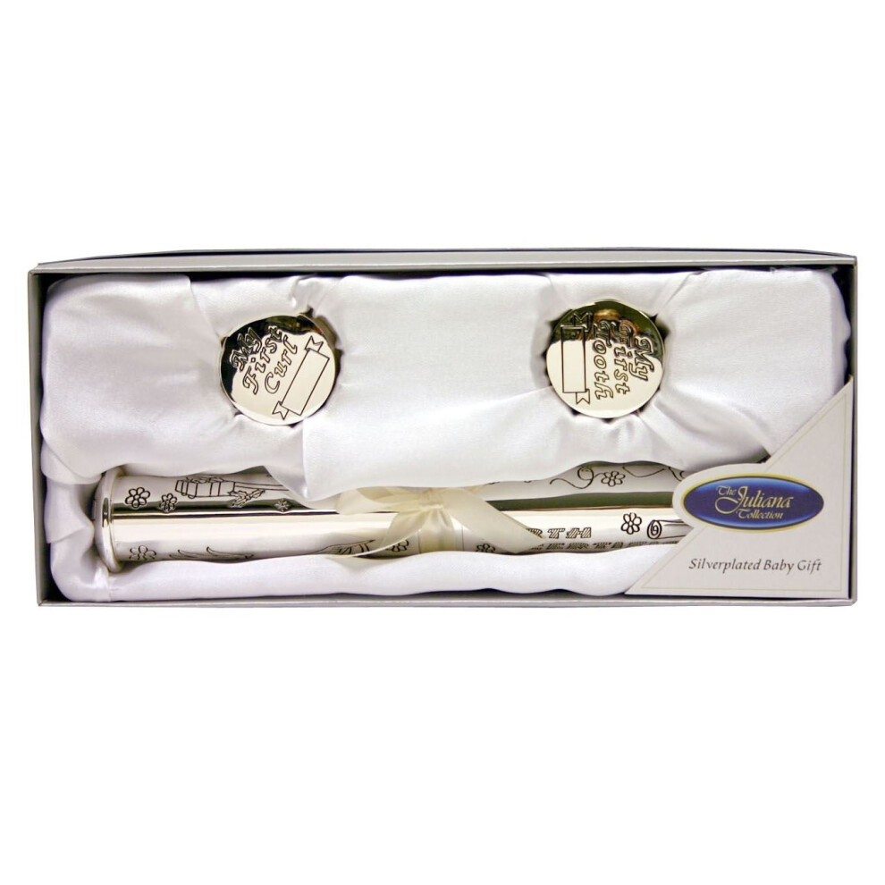The Juliana Collection - Birth Certificate Holder & 1St Tooth & Curl Set - 8839S Widdop