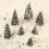 Yetaha 16PCS Μίξη Μοντέλων Κέδρων Χιονιού Diorama Σκηνικό Σιδηροδρόμου Ύψος 6/8/10/12cm Κάθε 4PCS 7