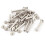 30 Sets Binding Chicago Screws, 5mm x 30mm Nickel Plated Binding Screw Binder Post, Silver Tone 3
