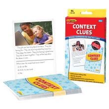 EduPress Reading Comprehension Practice Cards Context Clues Yellow Level (EP62992)