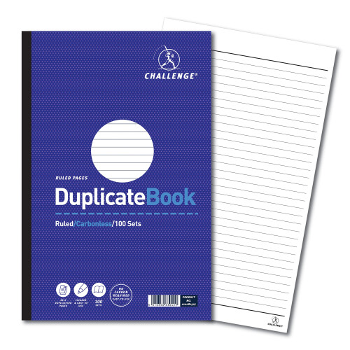 Challenge A4 Duplicate Ruled Book 1
