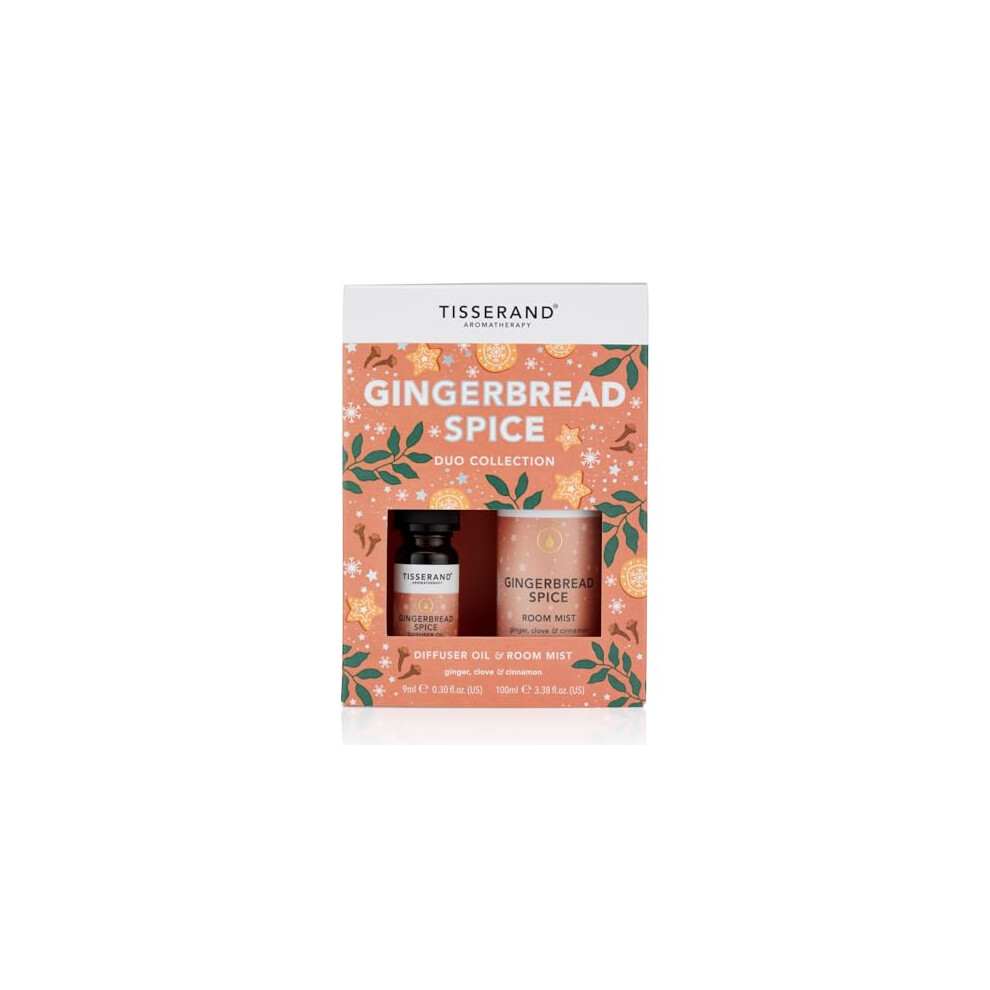 - Gingerbread Spice Diffuser Oil and Room Mist Duo Kit - Ginger, Clove and Cinnamon - 100% Natural Pure Essential Oils-image-OPC-PDVZVFW-NEW