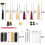 Leather Tools Kit, Leather Working Tools, Basic Leather Sewing Kit with Waxed Thread Cord, Prong Punch and Rivets Kit, Hand Sewing Needles, Leather 2