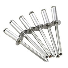 BH02797 (50 Pcs) Wide Flange Alloy Pop Rivet, 4.8 x 13mm (3/16 inch x 1/2 inch) - Pack of 50 Pieces