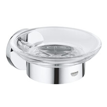 Soap Dish with Holder, Chrome