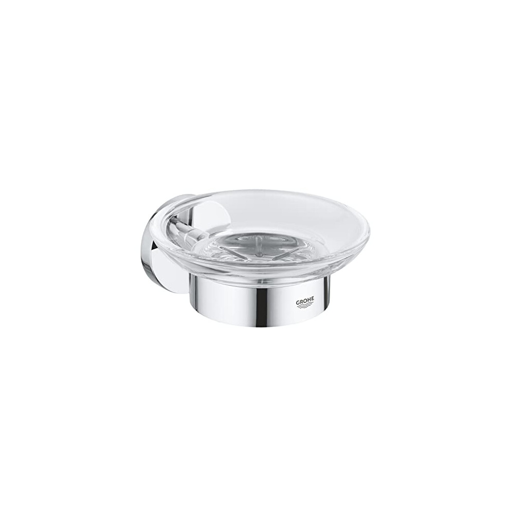 Soap Dish with Holder, Chrome