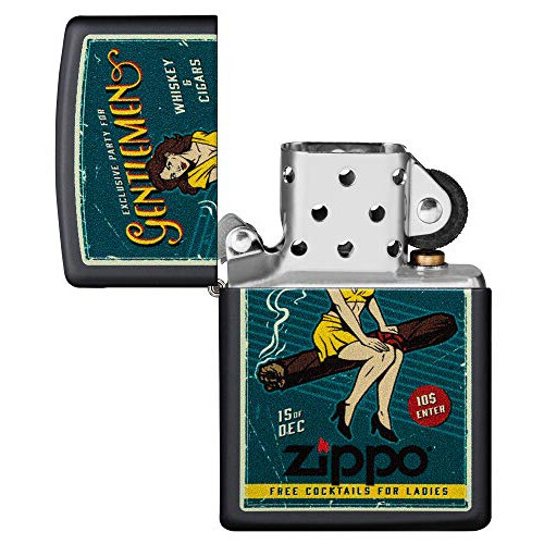 Zippo Lighter, Black, Normal 2