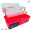 Fladen Fishing - Junior River Loaded Coarse Terminal Tackle Box Set - Ideal Bits & Pieces Starter Accessory Set For Kids - PINK or GREEN 2 Tray Cantilever 2