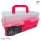 Fladen Fishing - Junior River Loaded Coarse Terminal Tackle Box Set - Ideal Bits & Pieces Starter Accessory Set For Kids - PINK or GREEN 2 Tray Cantilever 4