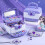 (Purple) Kids Washable Makeup Beauty Kit 3