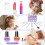 (Purple) Kids Washable Makeup Beauty Kit 4