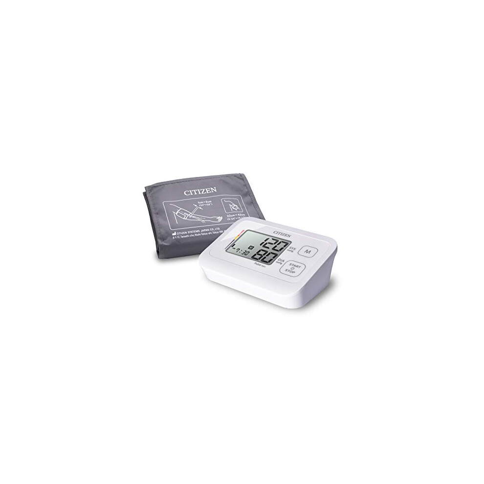 Citizen Automated Digital Blood Pressure Monitor For Upper Arm – Easy Viewing Display, With Irregular Heartbeat And Hypertension Indicators, With Wide-Range