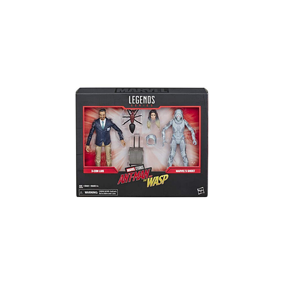 - Legends Series - Ant Man and the Wasp - 6' X Con Luis s Ghost - Action Figure and Toys for Kids - Boys and Girls 2 Pack - Ages 4+