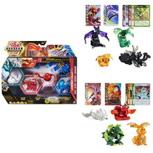 'Legends' 2023 Legends Collection Pack of 4 with 1 Nova Ball, 1 Basic Ball, 1 Geogan and 1 Ultra Ball with Baku Gear, Various Variations, for Children