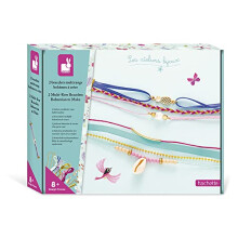- 2-Piece Make-Your-Own Multi-Strand Boho Bracelet Set - Les Ateliers Bijoux - Children's Arts & Crafts Kit - Dexterity and Concentration - 8 Years