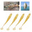 Fish Bait, 150PCS 5cm Soft Plastic Fishing Lures T-Tail Grub Worm Baits Fish Tackle Accessory for Saltwater Freshwater Fishing (#2) 9