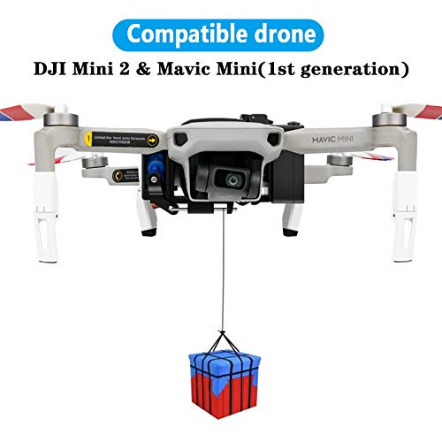 Release and Drop Device System for DJI Mini 2/Mini SE/Mavic Mini Drone,Air Dropper Kit,Fishing Hook, Bait Release, Payload Delivery, Thrower Air Drop 1