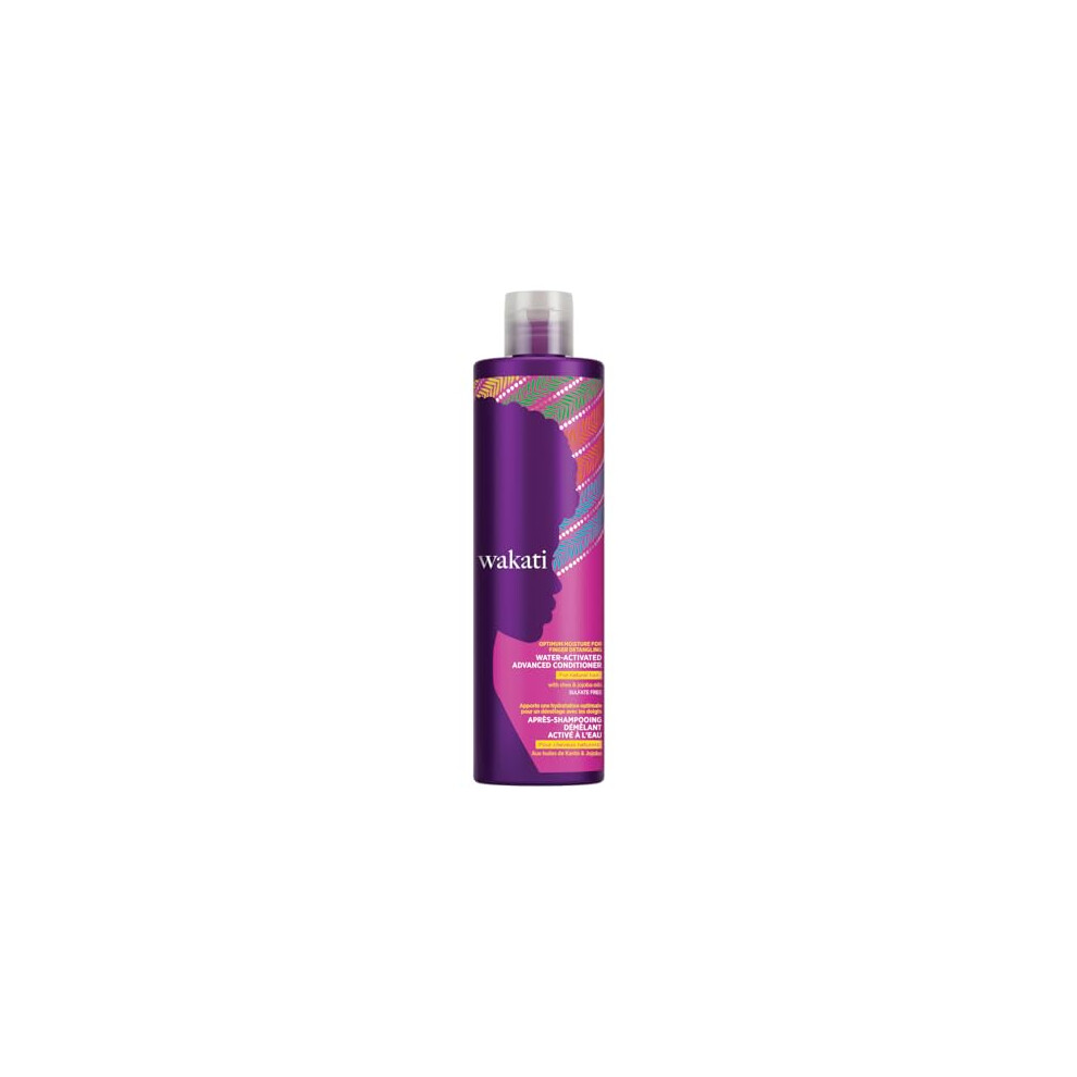 Wakati Water-Activated Finger Detangling Softening Advanced Conditioner For Natural Afro Hair 235 Ml