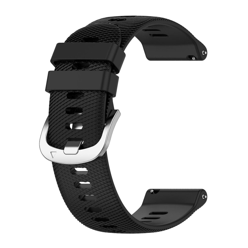 (Black) Soft Silicone Watchband Replacement Watch Band Strap 22Mm For Vivoactive 4 Black 5413368245115