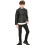(9-10 Years) Boys Motorcycle Biker Black Pu Leather Jacket 1