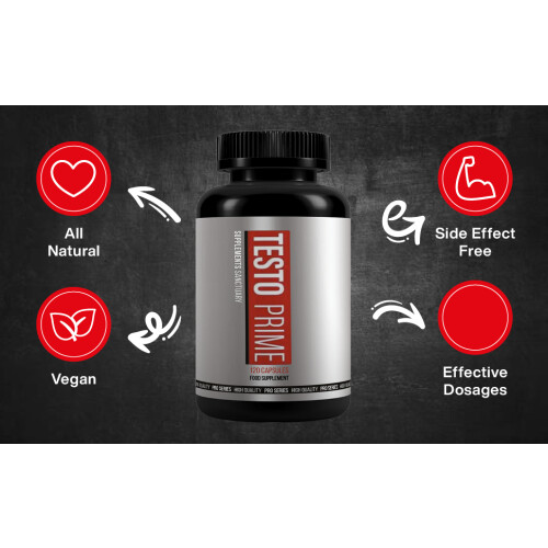 Testo Prme Testosterone Booster (120 Capsules), Pro Series 1