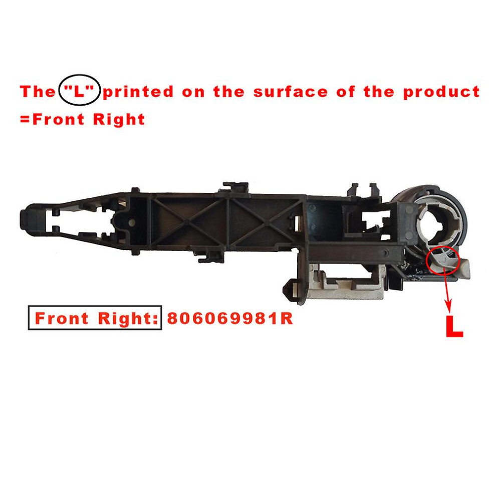 (Right Support) 806067794R 806073022R 806079208R 806076452R 806069981R For Renault Master 3 Vauxhall Movano Mk2 Left Right Door Handle 5413368254841