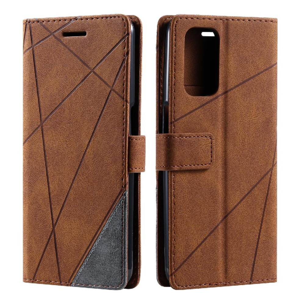 Gangxun (Brown) Case For Oppo A74 5G/A54 5G/A93 5G Wallet Flip Folio Shockproof Magnetic Pu Leather Card Holder Kickstand Brown